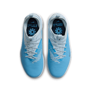 Chaussure de foot en salle Nike Jr. Phantom 6 Low Academy « Erling Haaland » pour ado - Bleu, vue 4