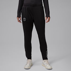 4e pantalon de foot en maille Jordan Dri-FIT Paris Saint-Germain Strike pour femme - Noir, vue 1