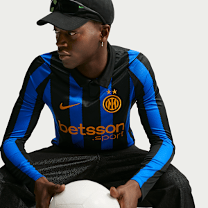 Maillot de foot à manches longues Replica Nike Dri-FIT Inter Milan 2026/27 Stadium Domicile pour homme - Bleu, vue 3
