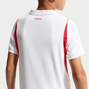 Haut de foot Replica Nike Dri-FIT Turquie 2026 Stadium Extérieur pour homme - Blanc, vue 2