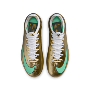 Chaussure de foot basse à crampons pour terrain sec Nike Jr. Mercurial Vapor 17 Pro "Kylian Mbappé" pour pré-ado - Marron, vue 4
