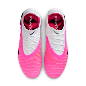 Crampons de foot pour terrain gras Nike Phantom 6 Low Elite - Rose, vue 4