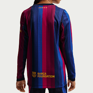 Maillot de foot Replica à manches longues Nike Dri-FIT FC Barcelona 2026/27 Stadium Domicile pour ado - Rouge, vue 4