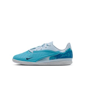 Chaussure de foot en salle basse Nike Jr. Phantom 6 Low Club "Erling Haaland" pour ado - Bleu, vue 1