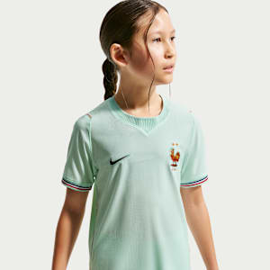 Maillot de foot Nike Dri-FIT France 2026 Stadium Extérieur pour pré-ado - Vert, vue 2