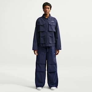 Veste de foot cargo Nike Paris Saint-Germain Everything Wovens Extérieur pour femme - Bleu, vue 4