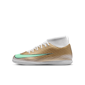 Chaussure de foot en salle montante Nike Jr. Mercurial Superfly 11 Club "Kylian Mbappé" pour pré-ado - Marron, vue 1