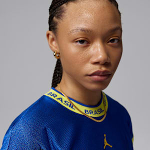 Robe en jersey Jordan Brooklyn Brazil pour femme - Bleu, vue 3