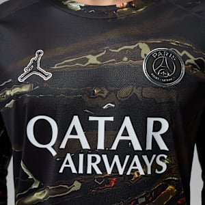 Maillot de foot Replica Jordan Dri-FIT à manches longues Paris Saint-Germain 2026 Stadium Night Edition pour homme - Noir, vue 4