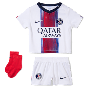 Ensemble 3 pièces Replica Nike Football Paris Saint-Germain 2026/27 Stadium Extérieur pour bébé et tout-petit - Blanc, vue 1