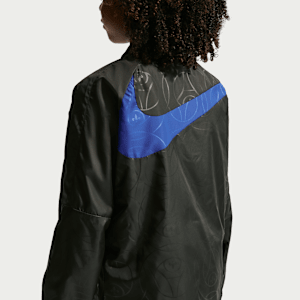 Veste déperlante Nike Football Paris Saint-Germain Academy AWF Domicile pour pré-ado - Noir, vue 2