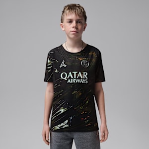 Maillot de foot Authentic Jordan Dri-FIT ADV Paris Saint-Germain 2026 Match Night Edition pour ado - Noir, vue 1
