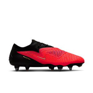 Crampons de foot pour terrain gras Nike Phantom 6 Low Elite - Rouge, vue 3