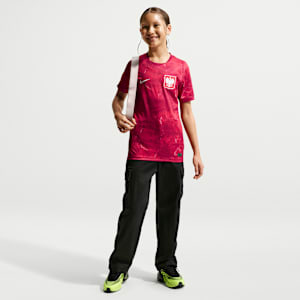 Haut de foot Replica Nike Dri-FIT Pologne 2026 Stadium Extérieur pour ado - Rouge, vue 4