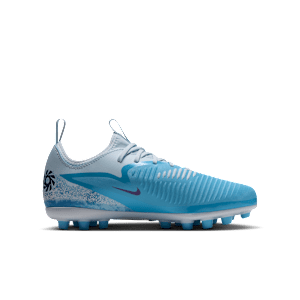 Chaussure de foot à crampons pour terrain synthétique Nike Jr. Phantom 6 Low Academy « Erling Haaland » pour ado - Bleu, vue 3