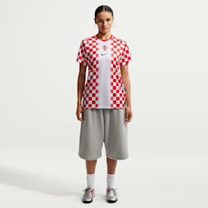 Haut de foot Replica Nike Dri-FIT Croatie 2026 Stadium Domicile pour femme - Blanc, vue 4