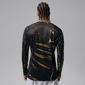 Maillot de foot Replica Jordan Dri-FIT à manches longues Paris Saint-Germain 2026 Stadium Night Edition pour homme - Noir, vue 2