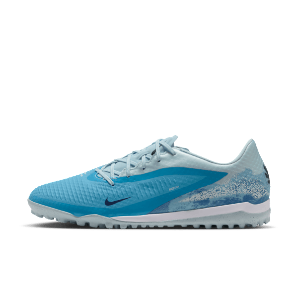 Chaussure de foot pour surface synthétique Nike Phantom 6 Low Academy « Erling Haaland » - Bleu