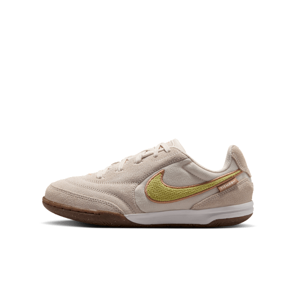 Chaussure de foot basse Nike Jr. Tiempo Streetgato PRM pour pré-ado - Blanc