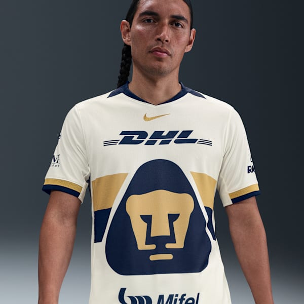 Maillot de foot Replica Nike Dri-FIT Pumas UNAM 2025/26 Stadium Domicile pour homme - Blanc