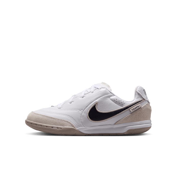 Chaussures de foot en salle basses Nike Jr. Tiempo Streetgato pour enfant/ado - Blanc