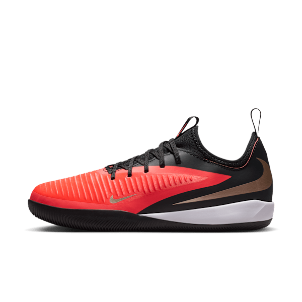 Chaussure de foot en salle Nike Jr. Phantom 6 Low Academy pour ado - Rouge