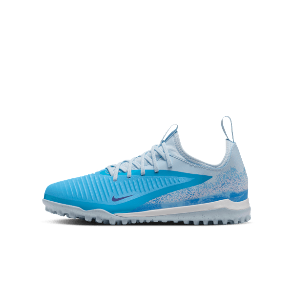 Chaussure de foot pour surface synthétique Nike Jr. Phantom 6 Low Academy « Erling Haaland » pour ado - Bleu