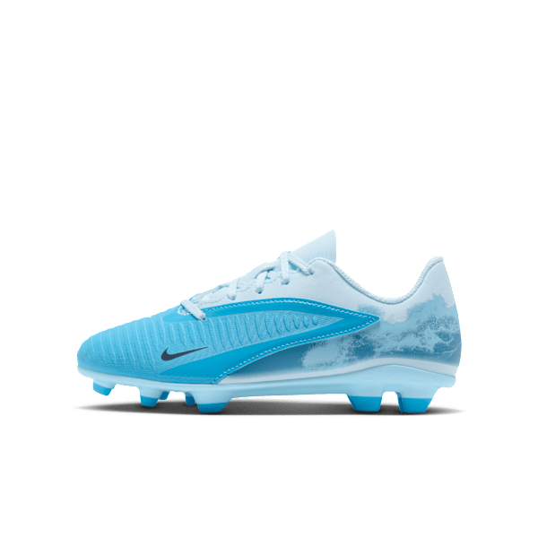 Chaussures de foot multi-surfaces à crampons Nike Jr. Phantom 6 Low Club « Erling Haaland » pour ado - Bleu