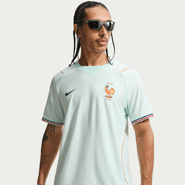 Maillot de foot Nike Dri-FIT France 2026 Stadium Extérieur pour homme - Vert