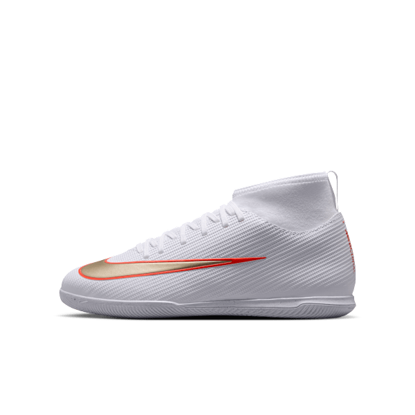 Chaussure de foot en salle montante Nike Jr. Mercurial Superfly 11 Club pour pré-ado - Blanc