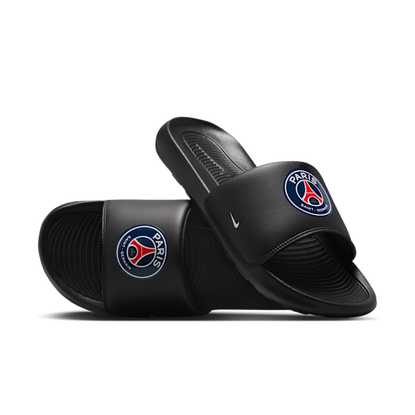 Claquette Nike Football Paris Saint-Germain Victori One pour homme - Noir