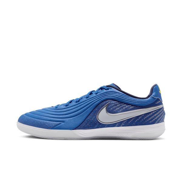 Chaussure de foot en salle coupe basse Nike Tiempo Reactgato "Joga Bonito" - Bleu