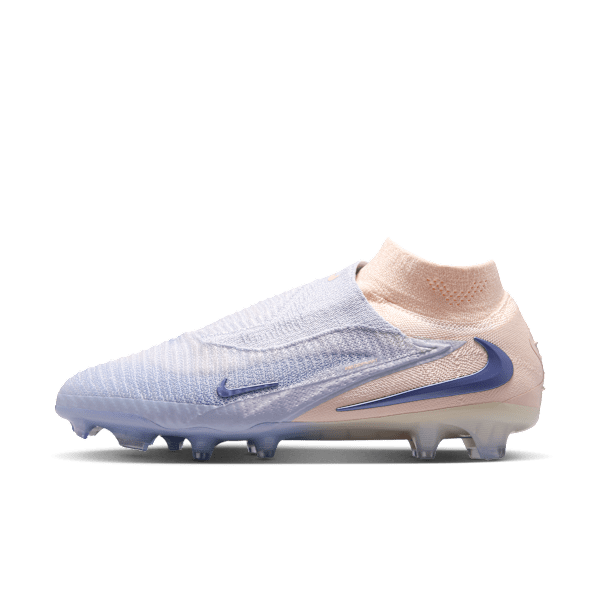 Crampons de foot pour terrain sec Nike Phantom 6 High Elite LV8 - Gris
