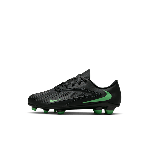 Chaussure de foot multi-surfaces à crampons Nike Jr. Phantom 6 Low Club pour enfant - Noir