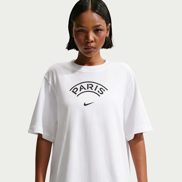T-shirt Nike Football Paris Saint-Germain pour femme - Blanc
