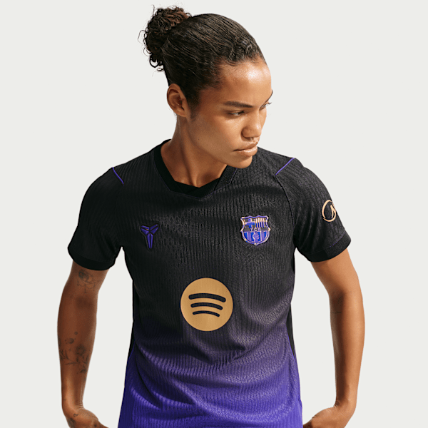 Maillot de foot Authentic Kobe Aero-FIT FC Barcelona 2026/27 Match Extérieur pour femme - Pourpre