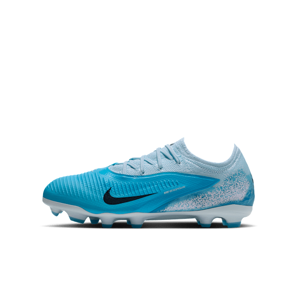 Crampons de foot multi-surfaces Nike Jr. Phantom 6 Low Pro « Erling Haaland » pour ado - Bleu