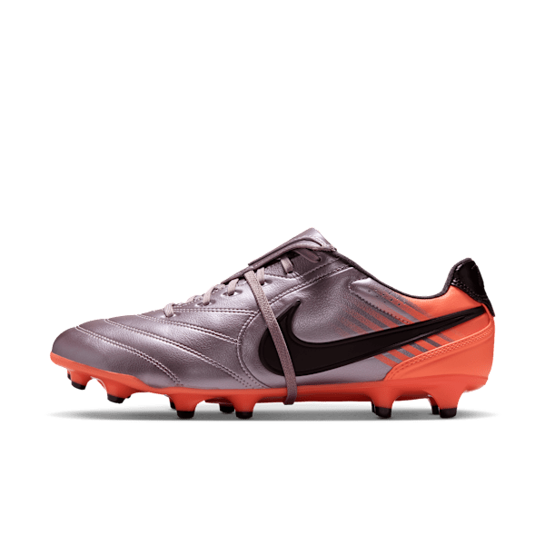 Chaussure de foot basse avec crampons pour terrain sec Nike Tiempo Ligera Pro - Pourpre