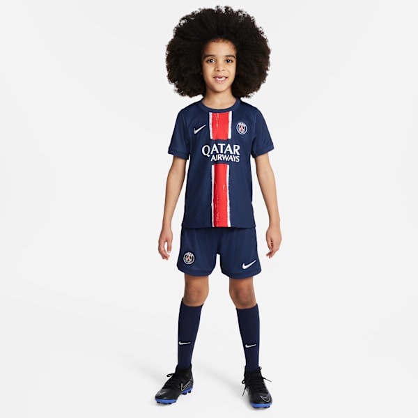 Ensemble 3 pièces replica Nike Football Paris Saint-Germain 2024/25 Stadium Domicile pour enfant - Bleu