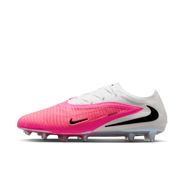Chaussure de foot à crampons Nike Phantom 6 Low Elite pour terrain synthétique - Rose