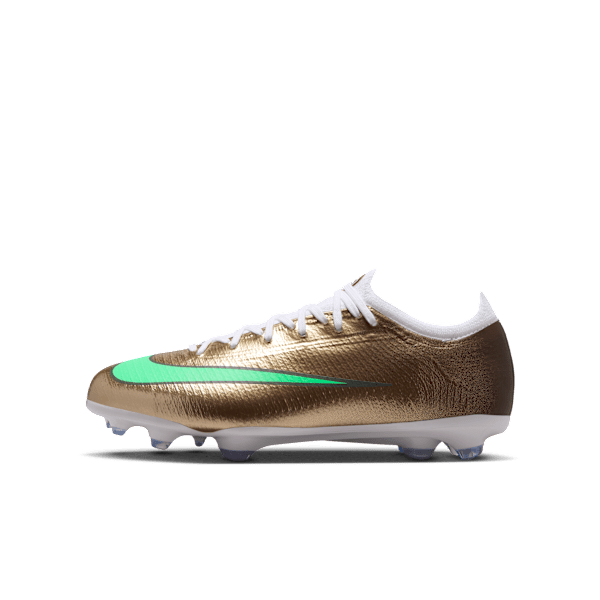 Chaussure de foot basse à crampons pour terrain sec Nike Jr. Mercurial Vapor 17 Pro "Kylian Mbappé" pour pré-ado - Marron