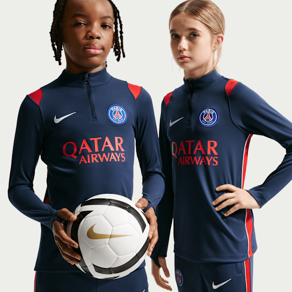 Haut d'entraînement de foot en maille Nike Dri-FIT Paris Saint-Germain Academy Pro pour pré-ado - Bleu