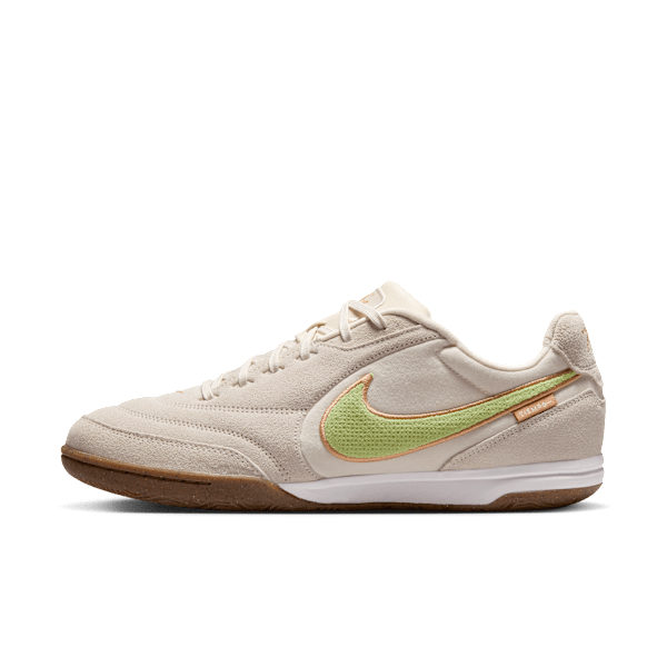 Chaussure de foot en salle coupe basse Nike Tiempo Streetgato PRM - Blanc