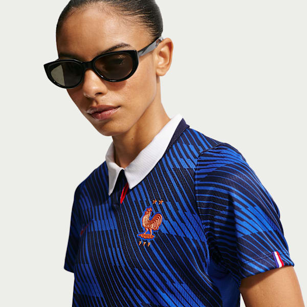 Maillot de foot Nike Dri-FIT France 2026 Stadium Domicile pour femme - Bleu