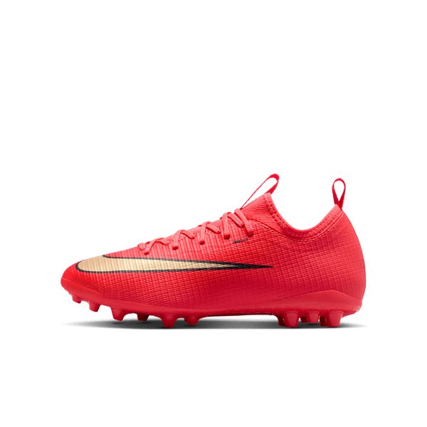 Chaussure de foot basse à crampons pour terrain synthétique Nike Jr. Mercurial Vapor 17 Academy pour pré-ado - Rouge