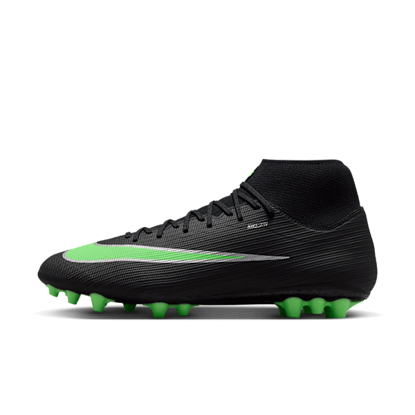 Chaussure de foot montante à crampons pour terrain synthétique Nike Mercurial Superfly 11 Academy - Noir