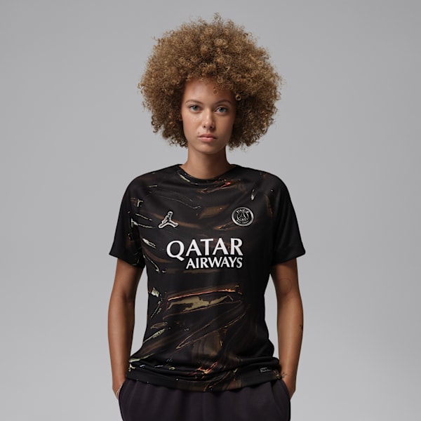 Maillot de foot Replica Jordan Dri-FIT Paris Saint-Germain 2026 Stadium Night Edition pour femme - Noir