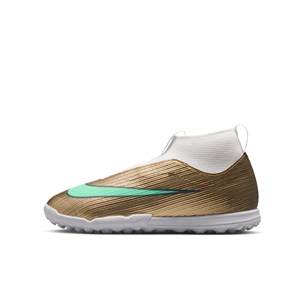 Chaussure de foot montante pour surface synthétique Nike Jr. Mercurial Superfly 11 Academy "Kylian Mbappé" pour pré-ado - Marron