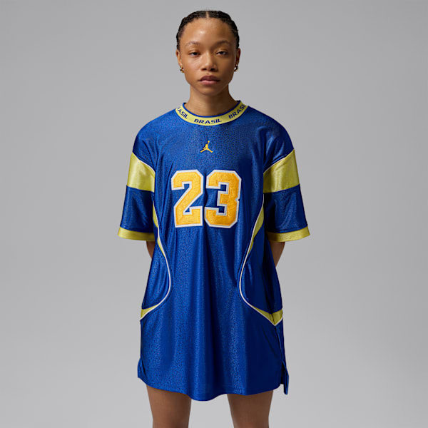 Robe en jersey Jordan Brooklyn Brazil pour femme - Bleu