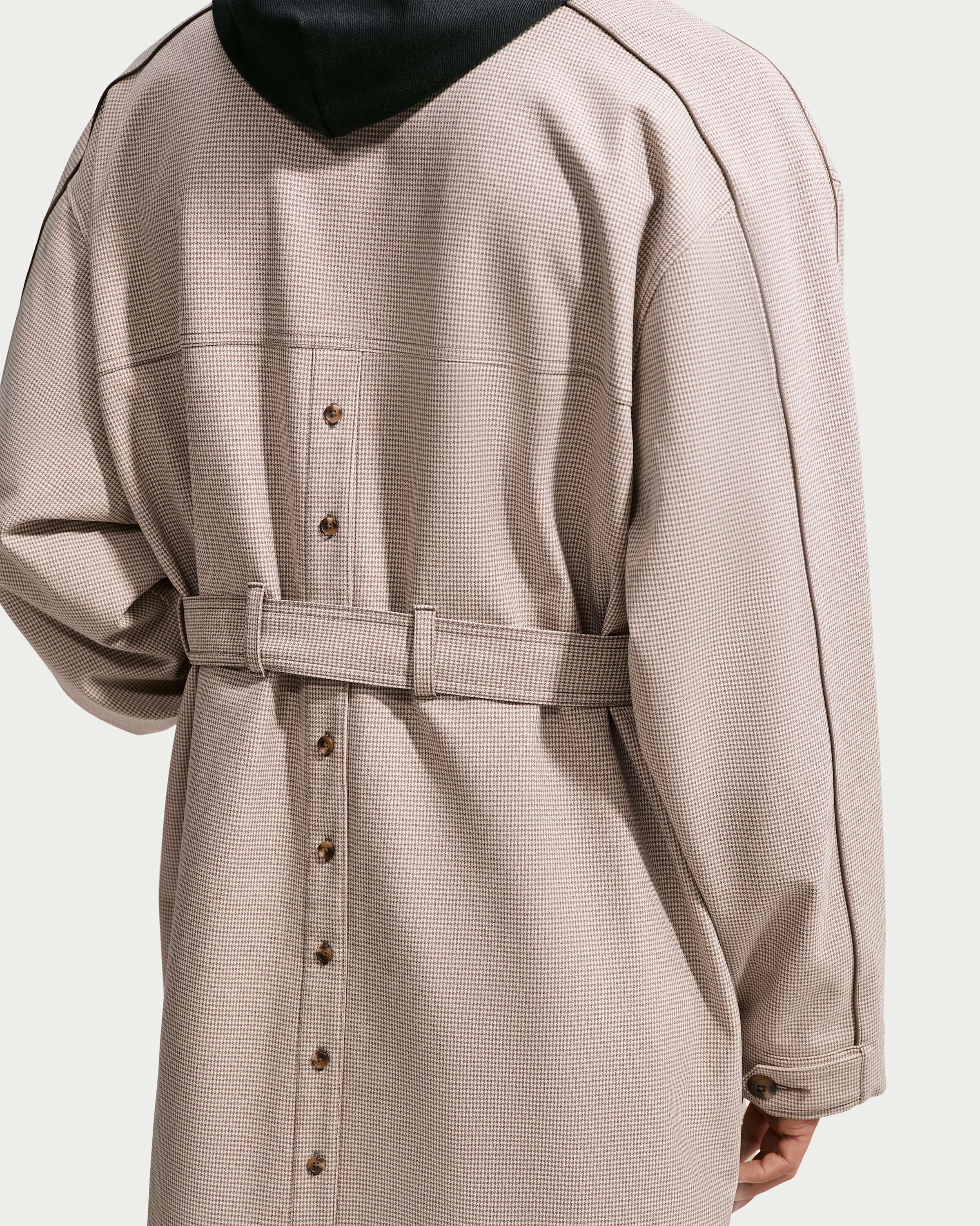 Nike Club Rules Men's Trench Coat - Mink Brown/Sand Drift/Ironstone - View 2